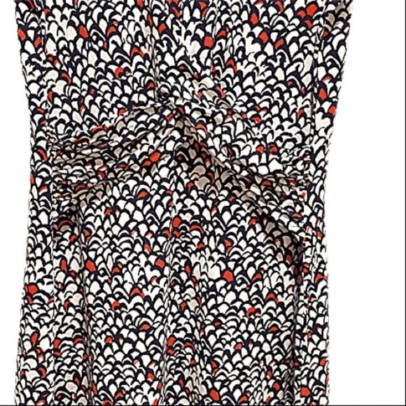 HATLEY Martine ~ Feathered Romantic A-Line Dress Twist Front NWT Lg. - Picture 11 of 14